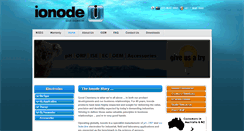 Desktop Screenshot of ionode.com